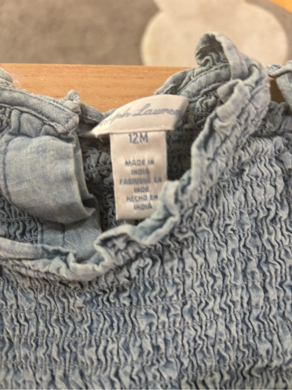 Ralph Lauren Light Blue Chambray Bloomer
